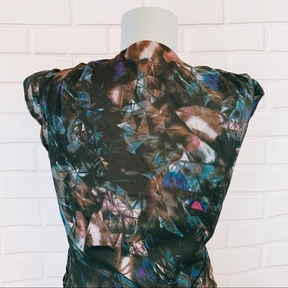 IRO Marty Poly Dress in Bleu - Picture 6 of 9